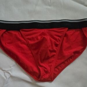 Charlie By MZ Tanga Swim Briefs with Elastic Waistband